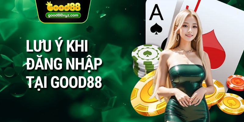 Lưu ý khi đăng nhập tại GOOD88