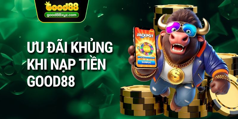 Ưu đãi khủng khi nạp tiền GOOD88 